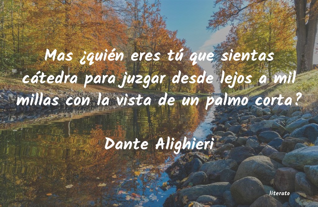 Frases de Dante Alighieri