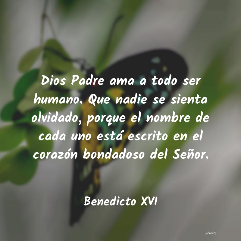 Frases de Benedicto XVI