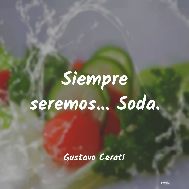 Frases de Gustavo Cerati