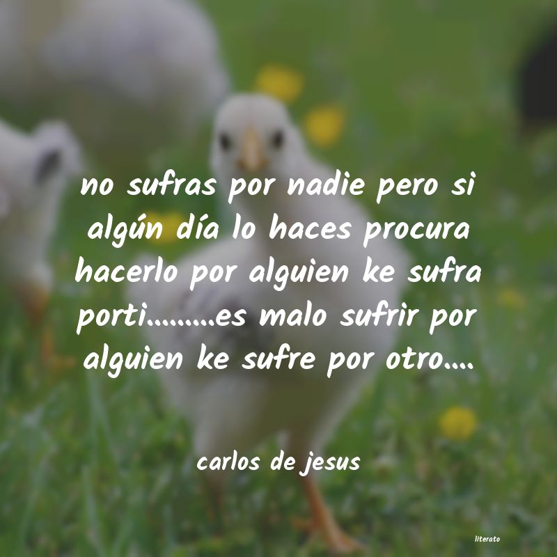 frases de carlos de jesus