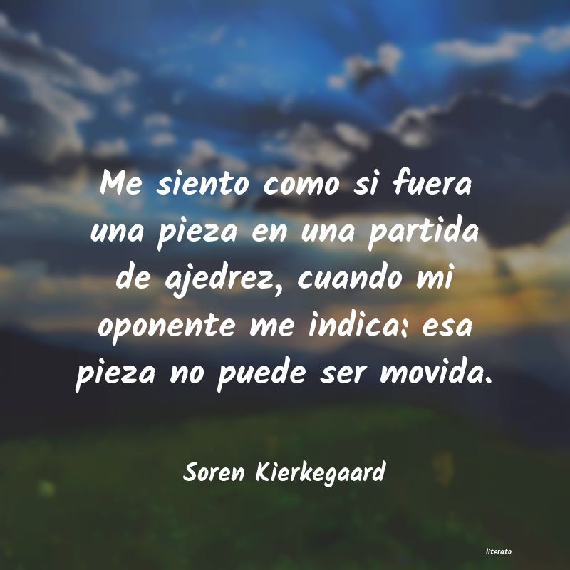 Frases de Soren Kierkegaard