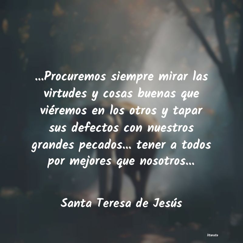 Frases de Santa Teresa de Jesús