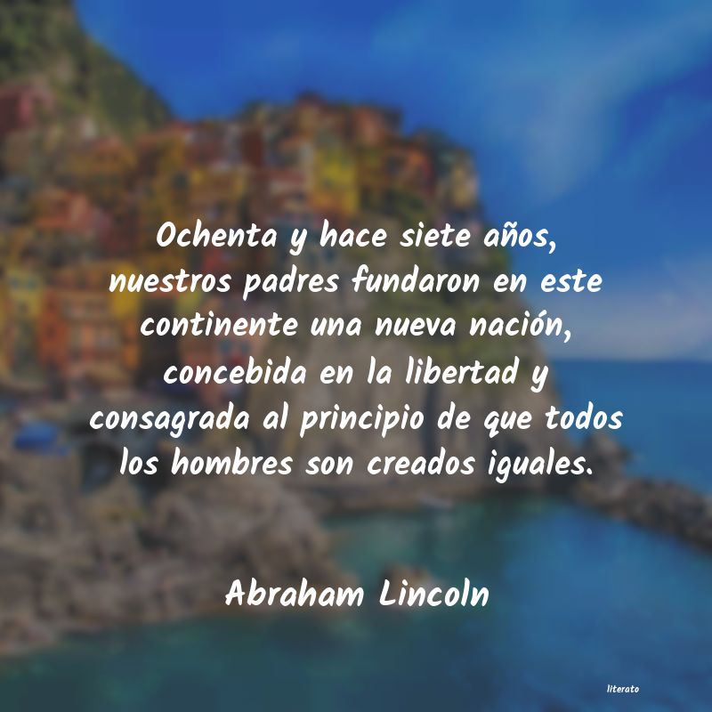 Frases de Abraham Lincoln