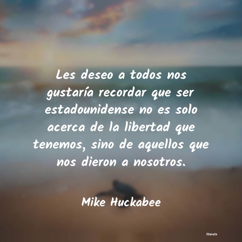 Frases de Mike Huckabee