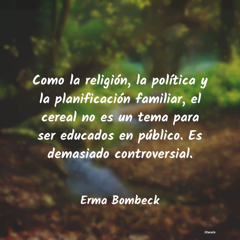 frases de Erma Bombeck