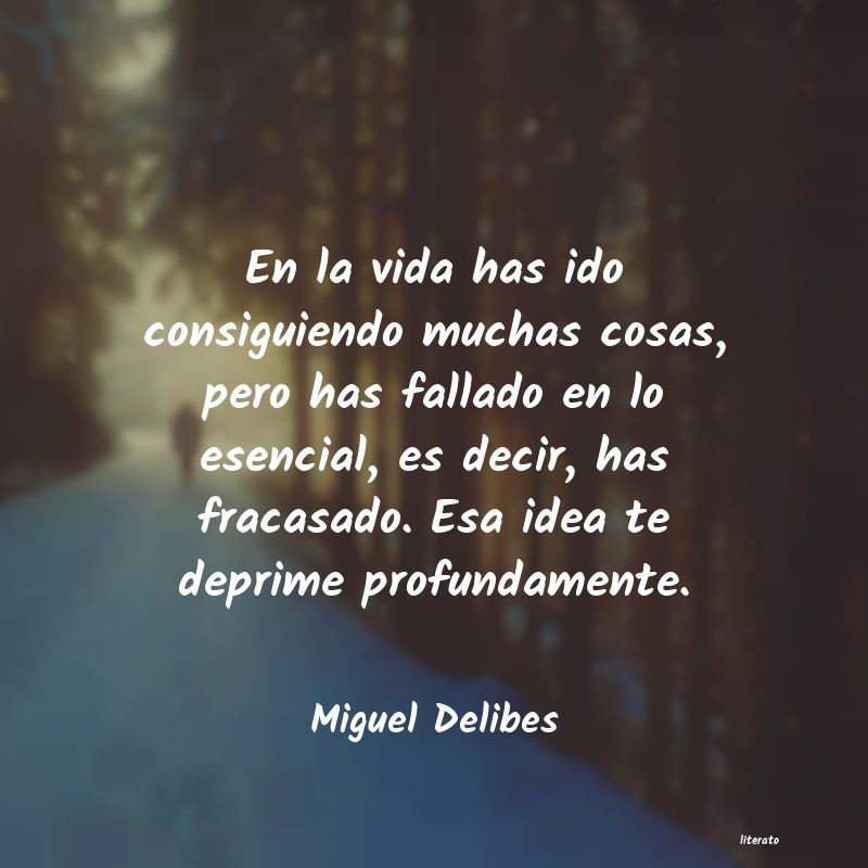 frases de Miguel Delibes