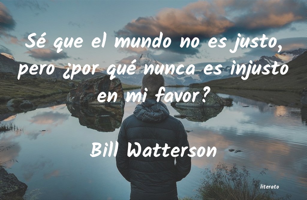 frases de Bill Watterson