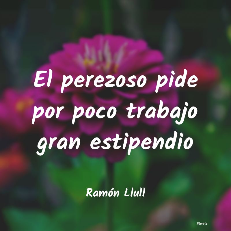 Frases de Ramón Llull