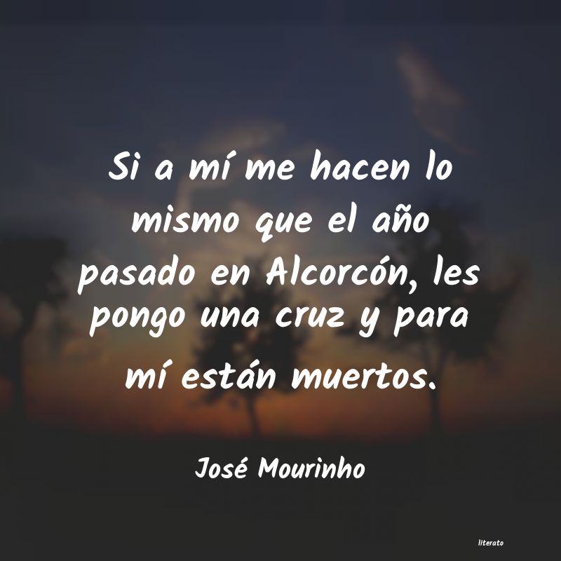 Frases de José Mourinho