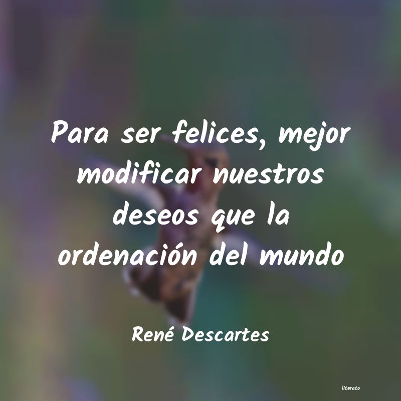 Frases de René Descartes