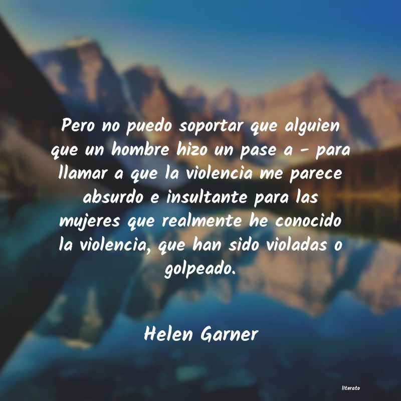 frases de Helen Garner