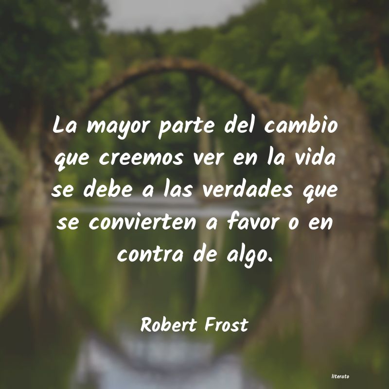 frases de Robert Frost
