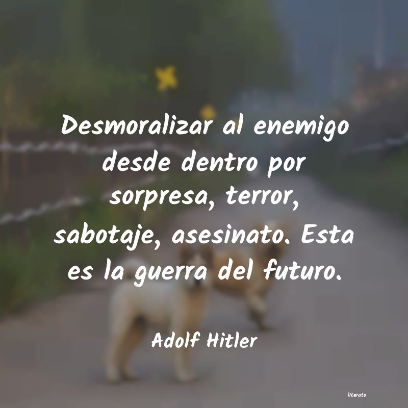 frases de Adolf Hitler
