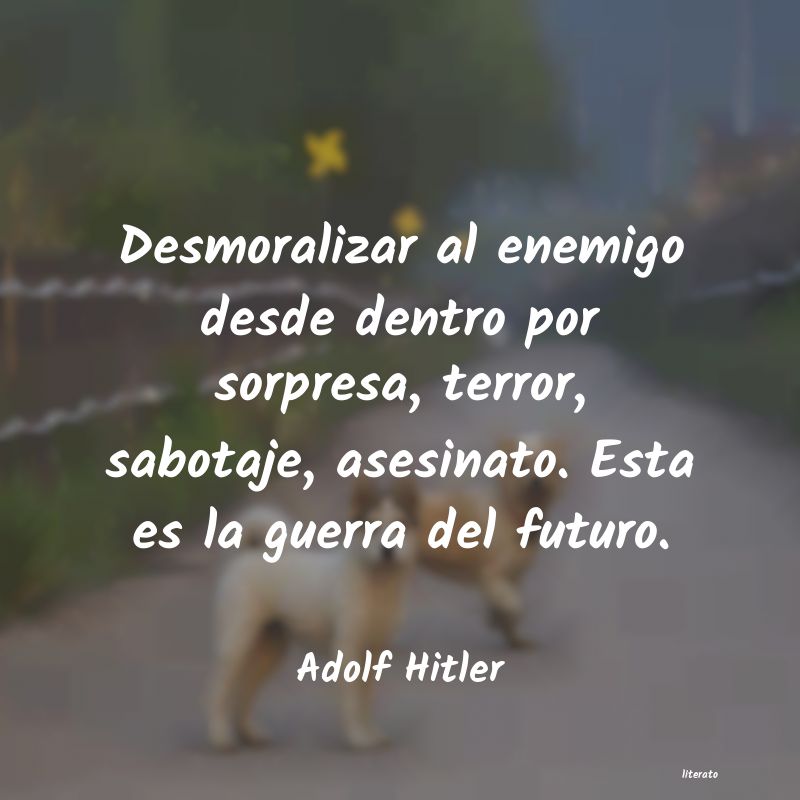 Frases de Adolf Hitler