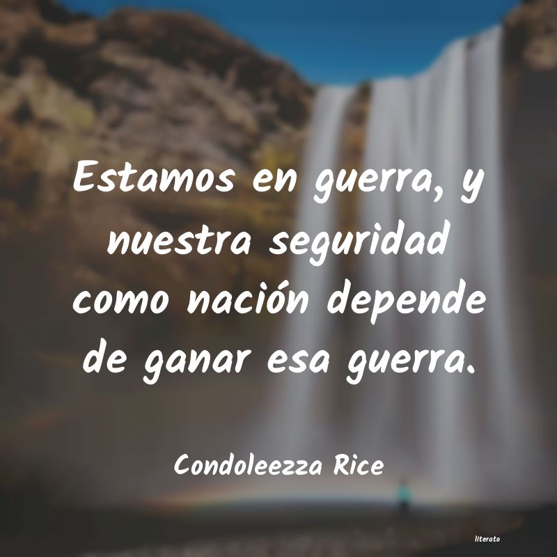 Frases de Condoleezza Rice