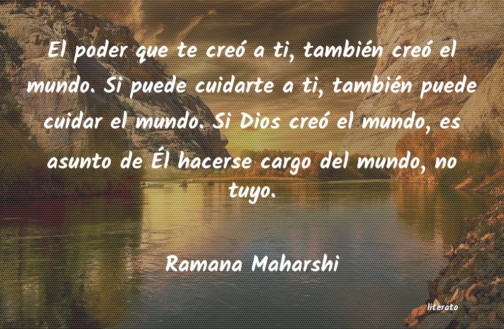 Frases de Ramana Maharshi