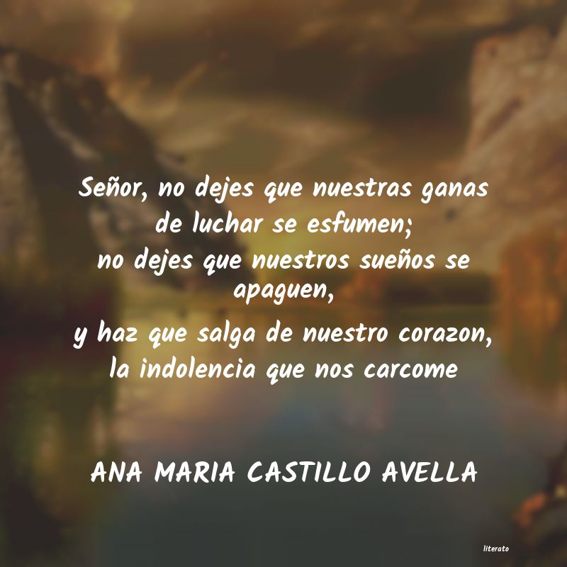 Frases de ANA MARIA CASTILLO AVELLA