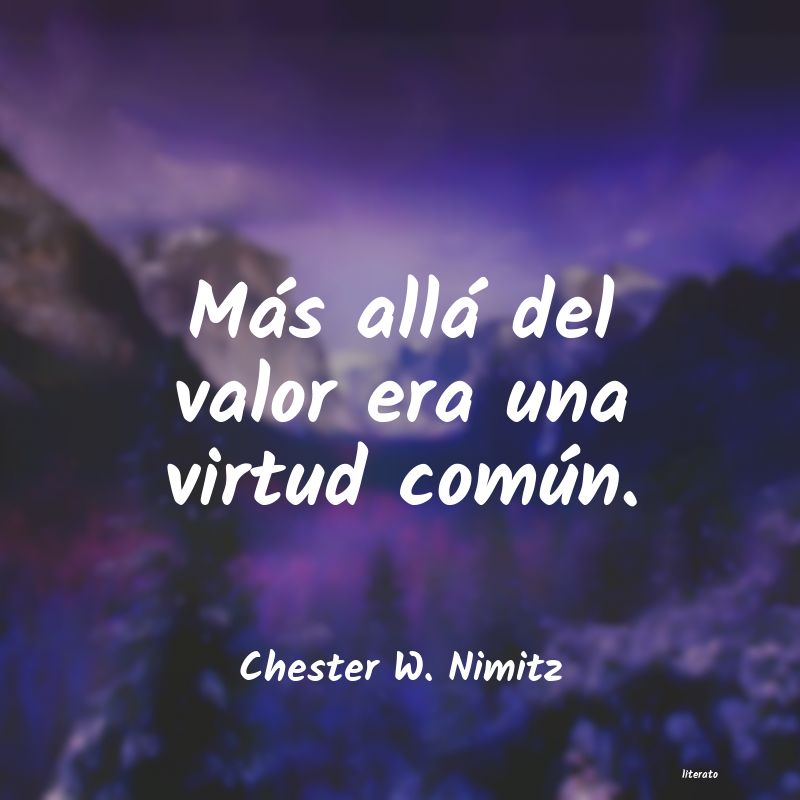frases de Chester W. Nimitz