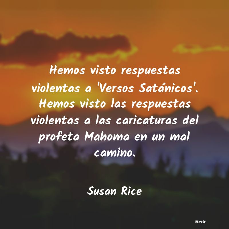 Frases de Susan Rice