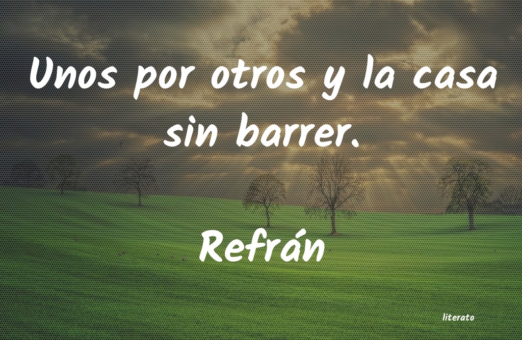 Frases de Refrán