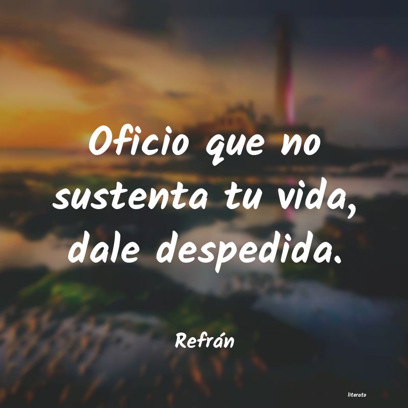 Frases de Refrán