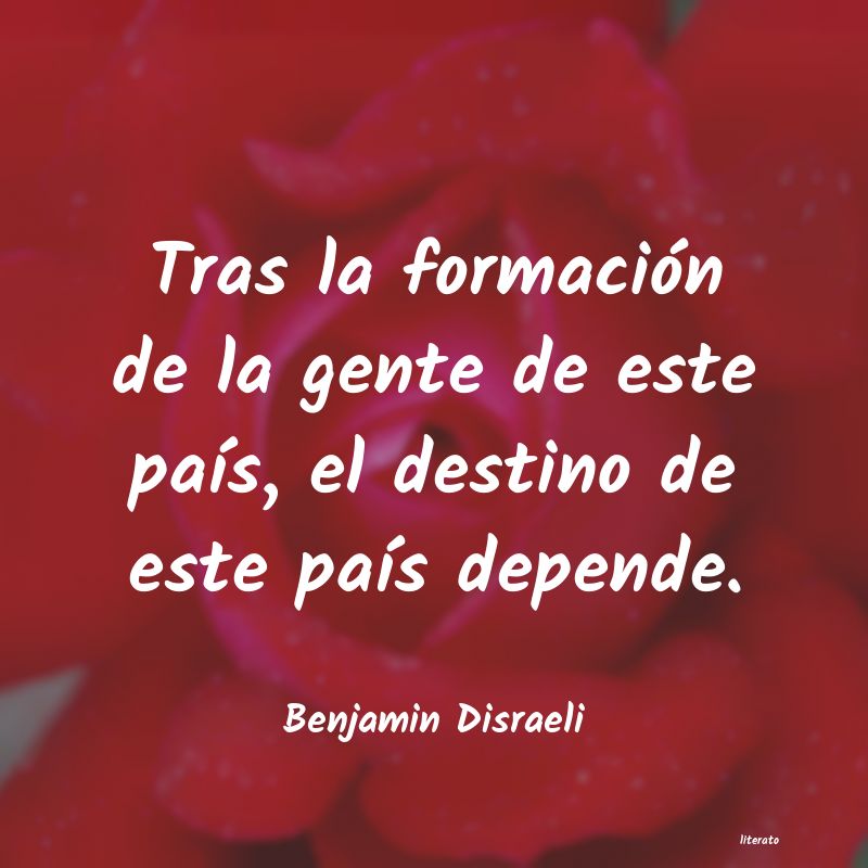 frases de Benjamin Disraeli