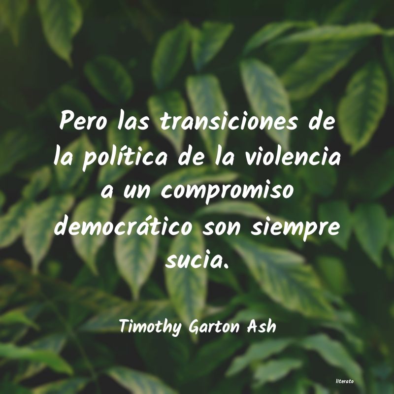 frases de Timothy Garton Ash