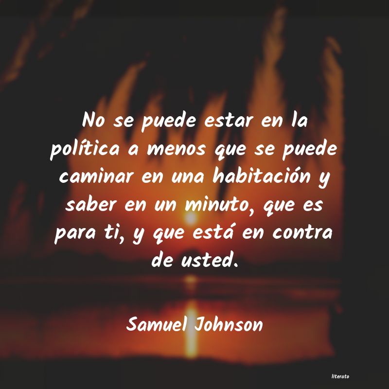 Frases de Samuel Johnson