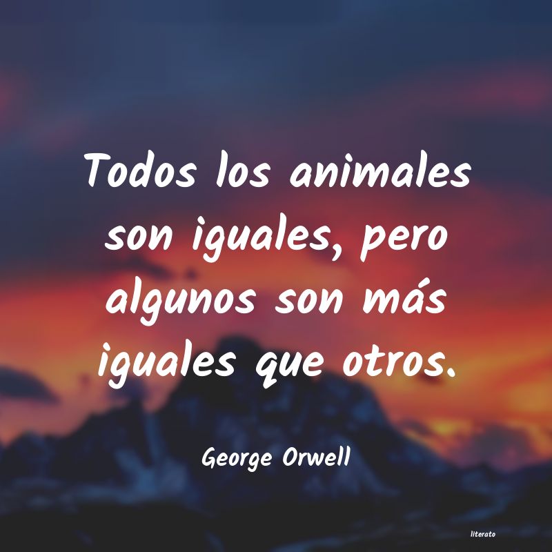 frases de George Orwell