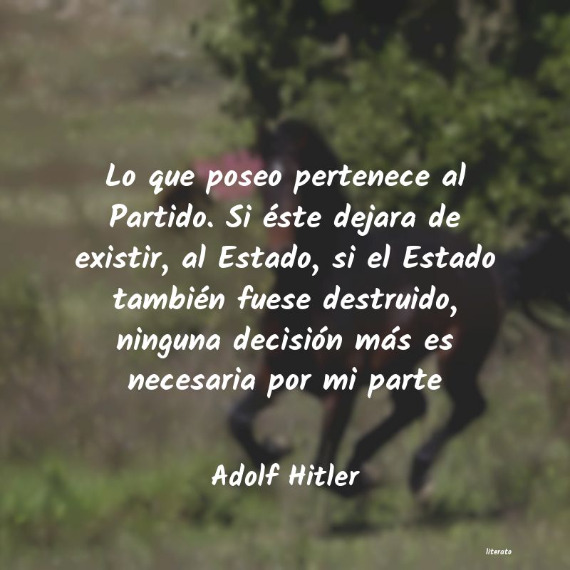 Frases de Adolf Hitler