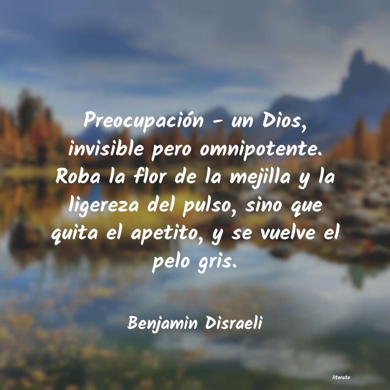 frases de Benjamin Disraeli