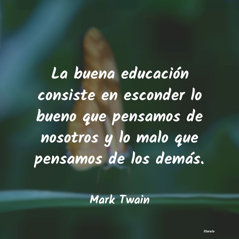 frases de Mark Twain
