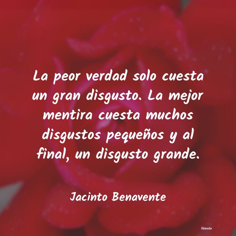 Frases de Jacinto Benavente