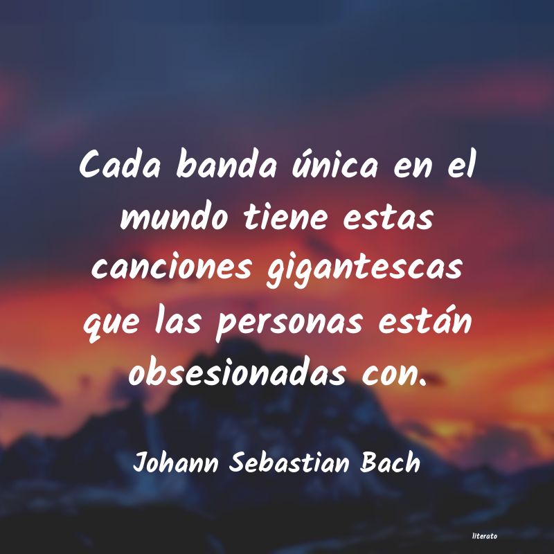 Frases de Johann Sebastian Bach