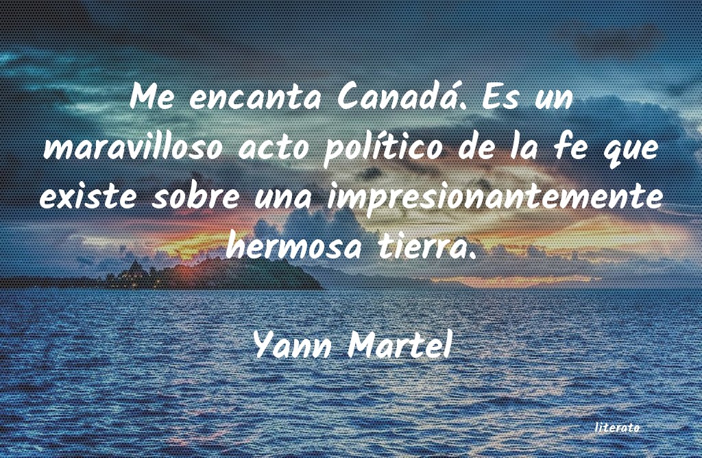 frases de Yann Martel