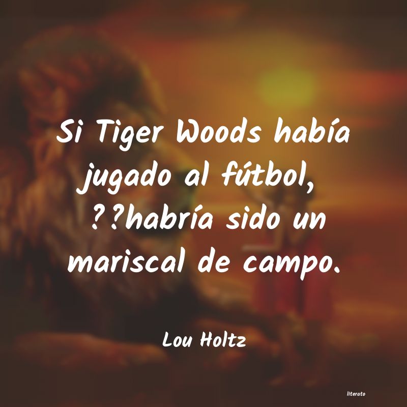 Frases de Lou Holtz