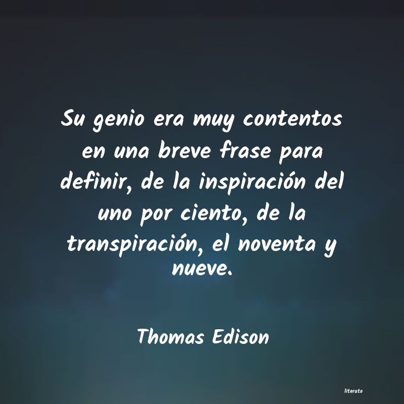 <ol class='breadcrumb' itemscope itemtype='http://schema.org/BreadcrumbList'>
<li itemprop='itemListElement'><a href='/autores/'>Autores</a></li>
<li itemprop='itemListElement'><a href='/autor/thomas_edison/'>Thomas Edison</a></li>
</ol>