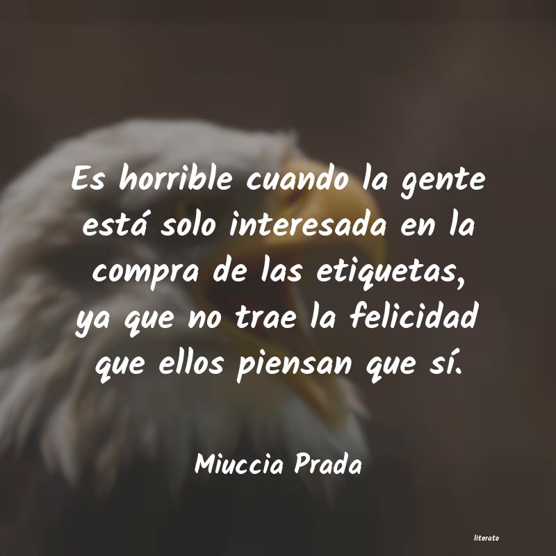 Frases de Miuccia Prada