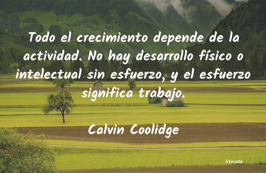 Frases de Calvin Coolidge