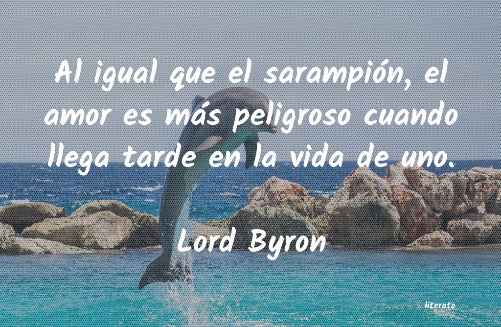 pensamiento de lord byron