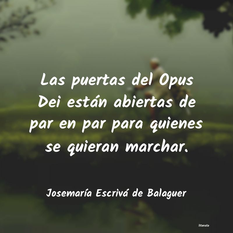 frases de JosemarÃa Escrivá de Balaguer