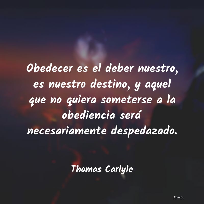 Frases de Thomas Carlyle