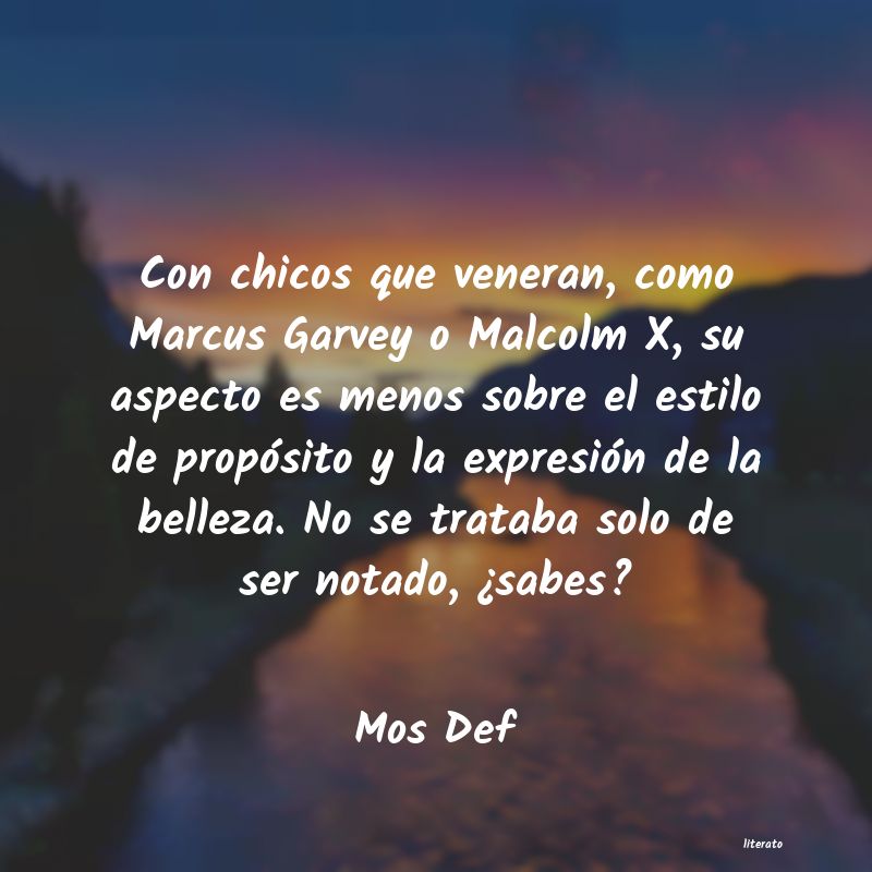 frases de Mos Def