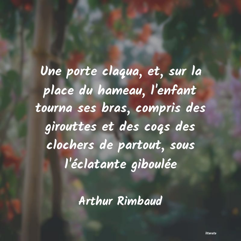 frases de Arthur Rimbaud