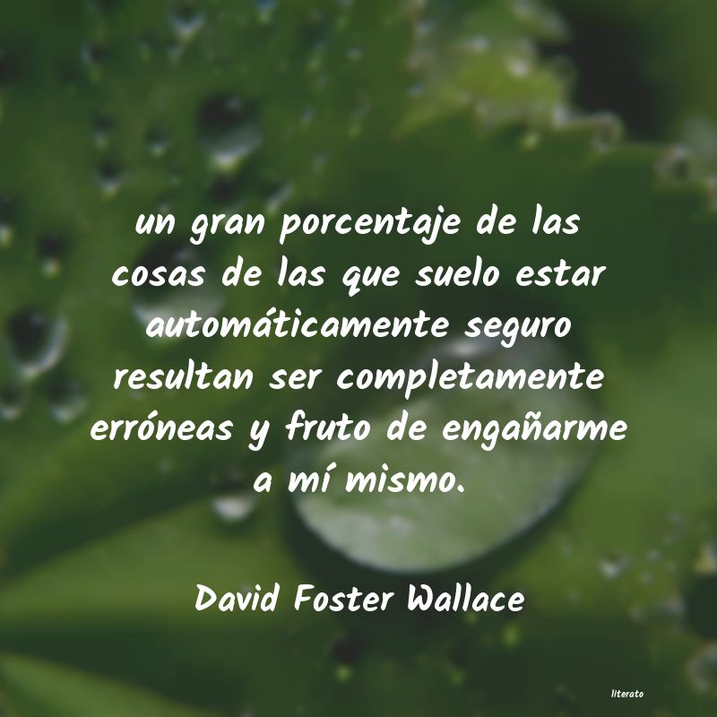 Frases de David Foster Wallace