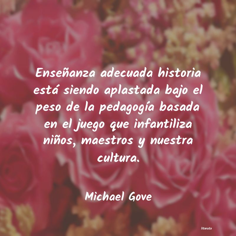 frases de Michael Gove