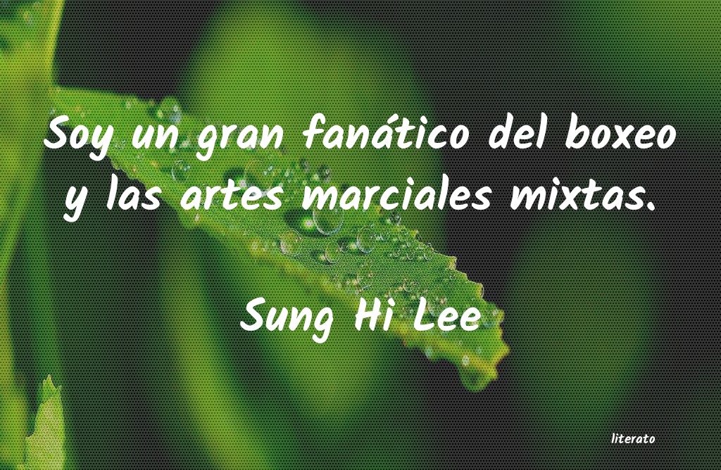 frases de Sung Hi Lee