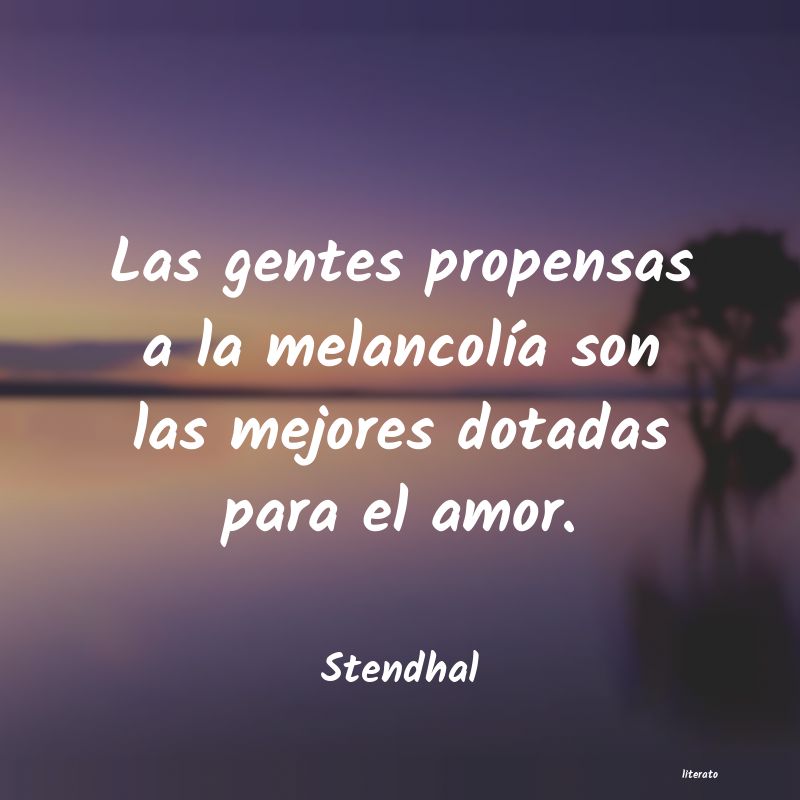 Frases de Stendhal