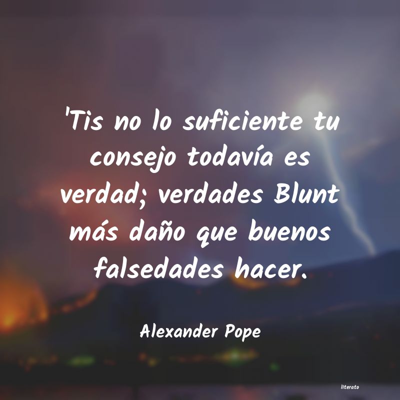 Frases de Alexander Pope