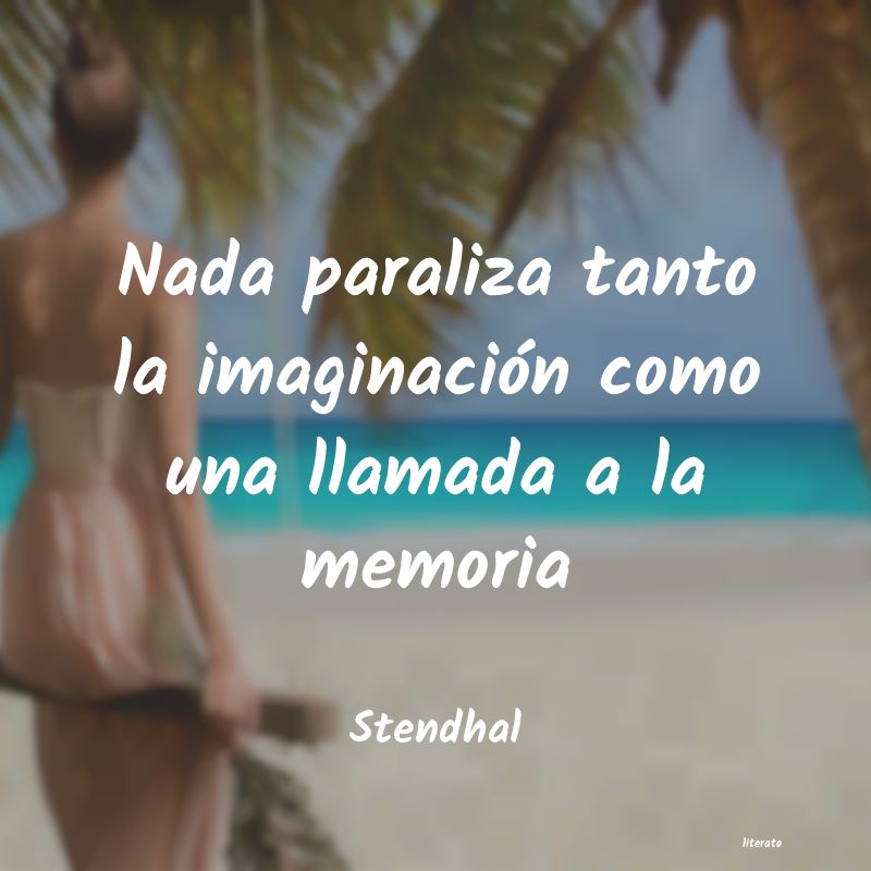 Frases de Stendhal